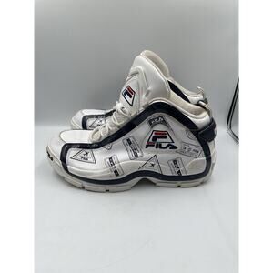 FILA Grant Hill 2 On Vacation Basketball Shoes White Navy Blue Size 10.5